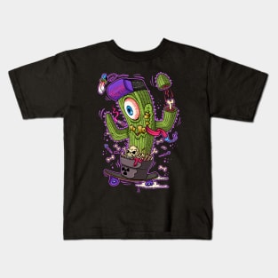 skater cactus Kids T-Shirt